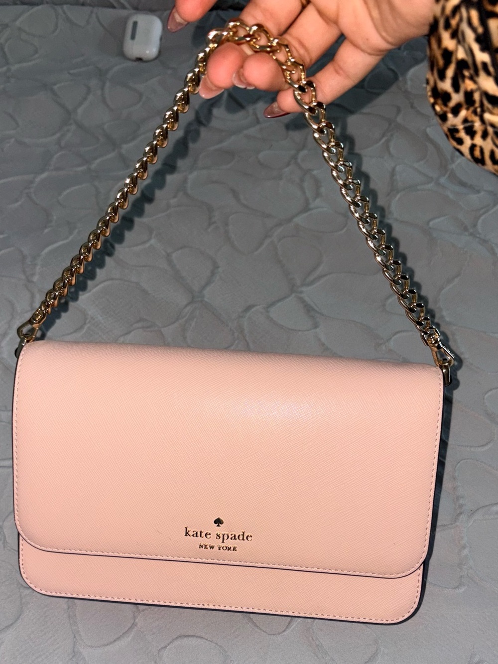 kate spade Pale Pink Chain Shoulder Bag